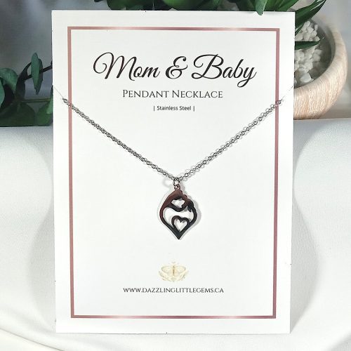 Mom & Baby Pendant Necklace