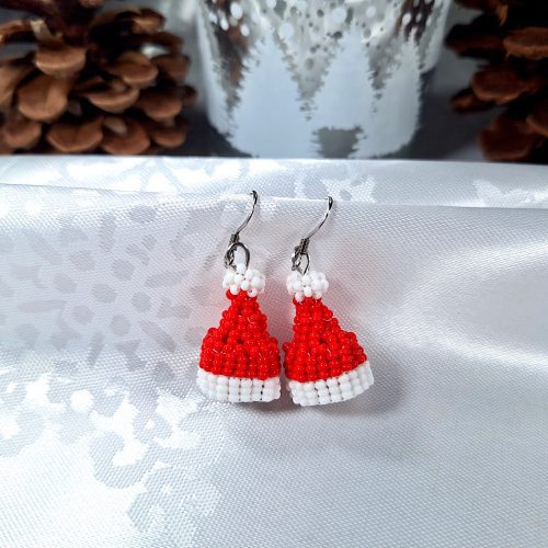 Jingle Santa Hat Earrings