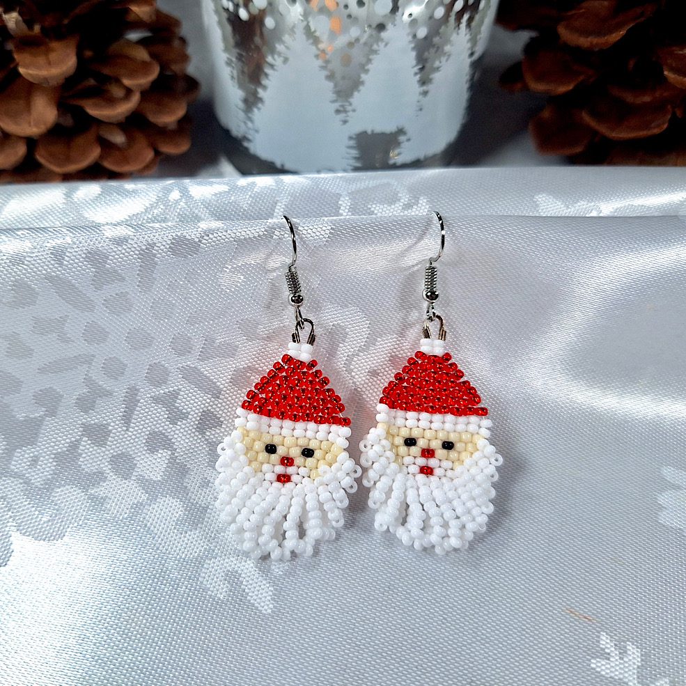 Santa Clause Dangle Earrings