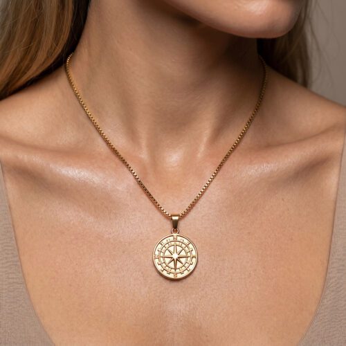 Compass Pendant Necklace